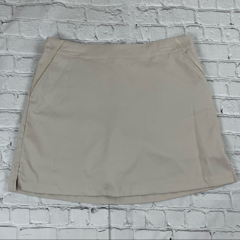 Lady Hagen Tan Stretch Golf Skort Sz 10